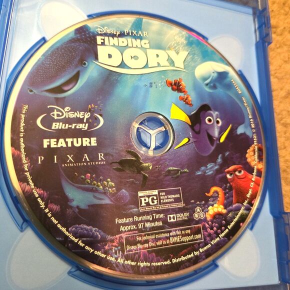 Finding Dory Blu-Ray and DVD (NO DIGITAL CODE) Disney - Picture 6 of 7